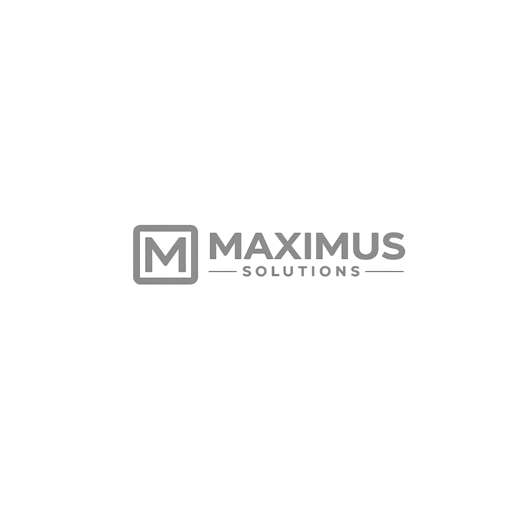 Maximus Solutions Logo branca